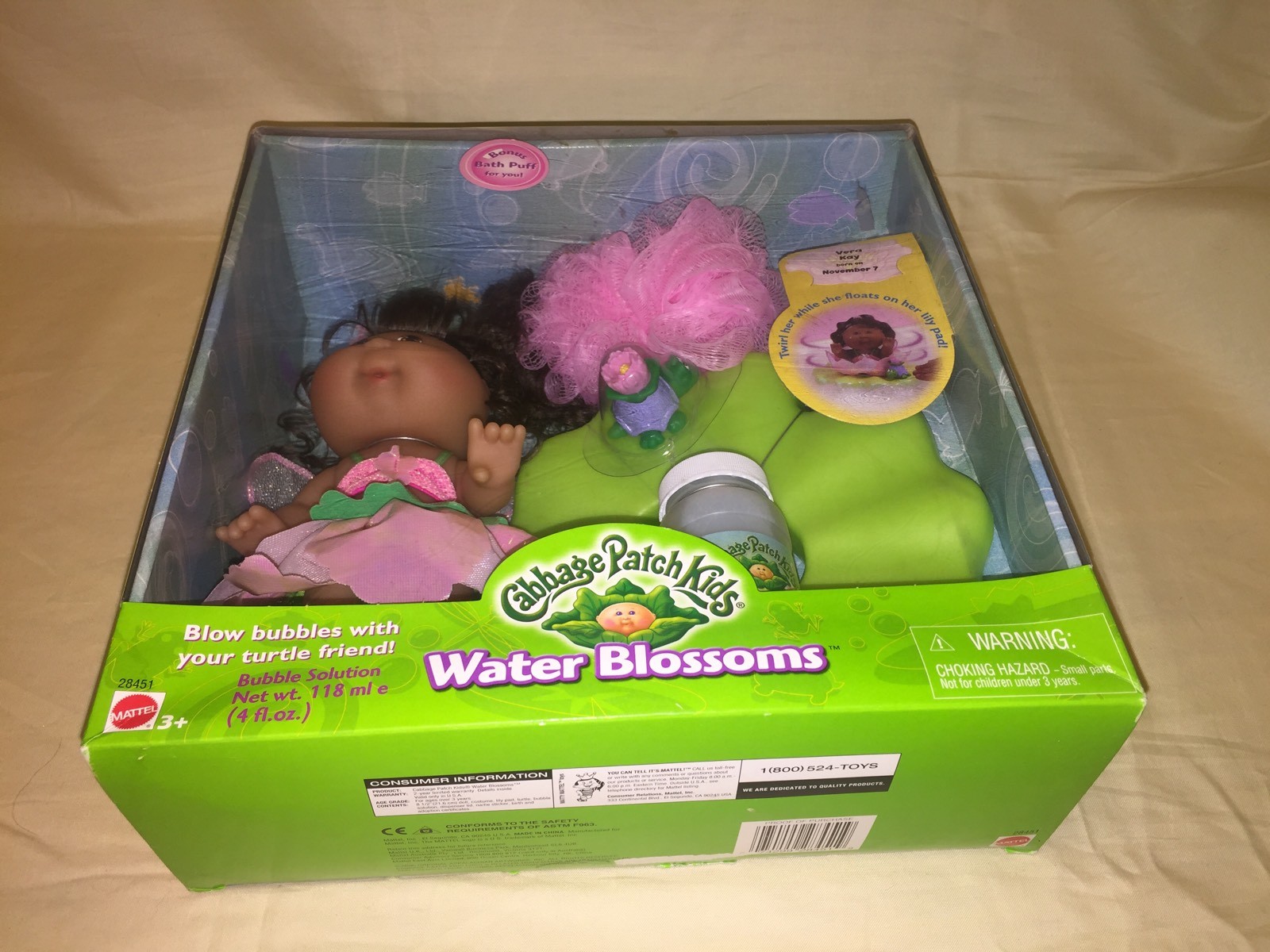 NEW CABBAGE PATCH KIDS WATER BLOSSOMS DOLL BUBBLE SET | eBay