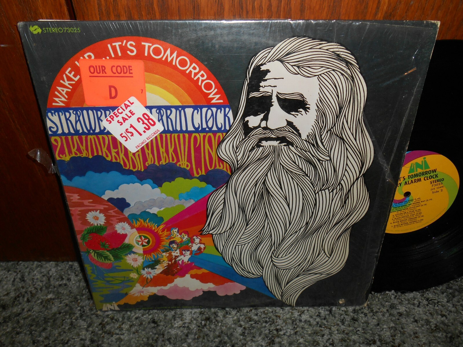 STRAWBERRY ALARM CLOCK Wake Up It's Tomorrow UNI VINTAGE SHRINK LP の