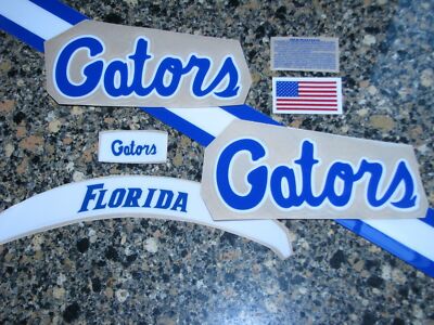 FLORIDA GATORS Football Helmet Decal Set FULL Size 3M 20MIL