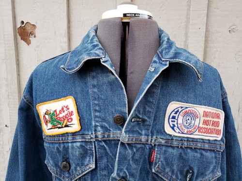 Vintage Levi's Big E Denim Type 3 Men's Size 46 Jacket - 71205-0217 M-7661 Patch