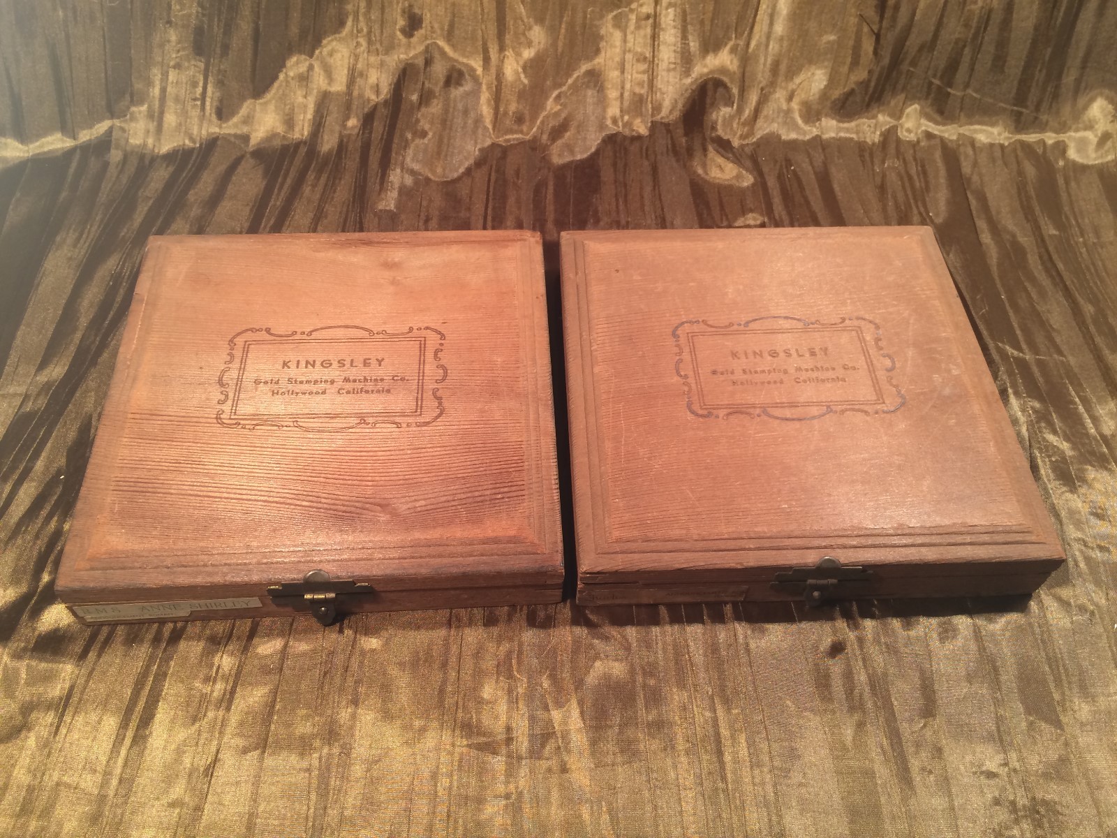 KINGSLEY HOT FOIL MACHINE TYPE LETTERS FONT ROMAN ANNOUNCEMENT CAPS & LOWER