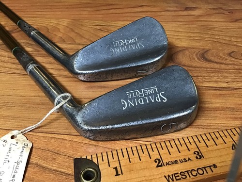 Vintage Spalding Line Rite 5 & 7 Irons RH Original Stepped