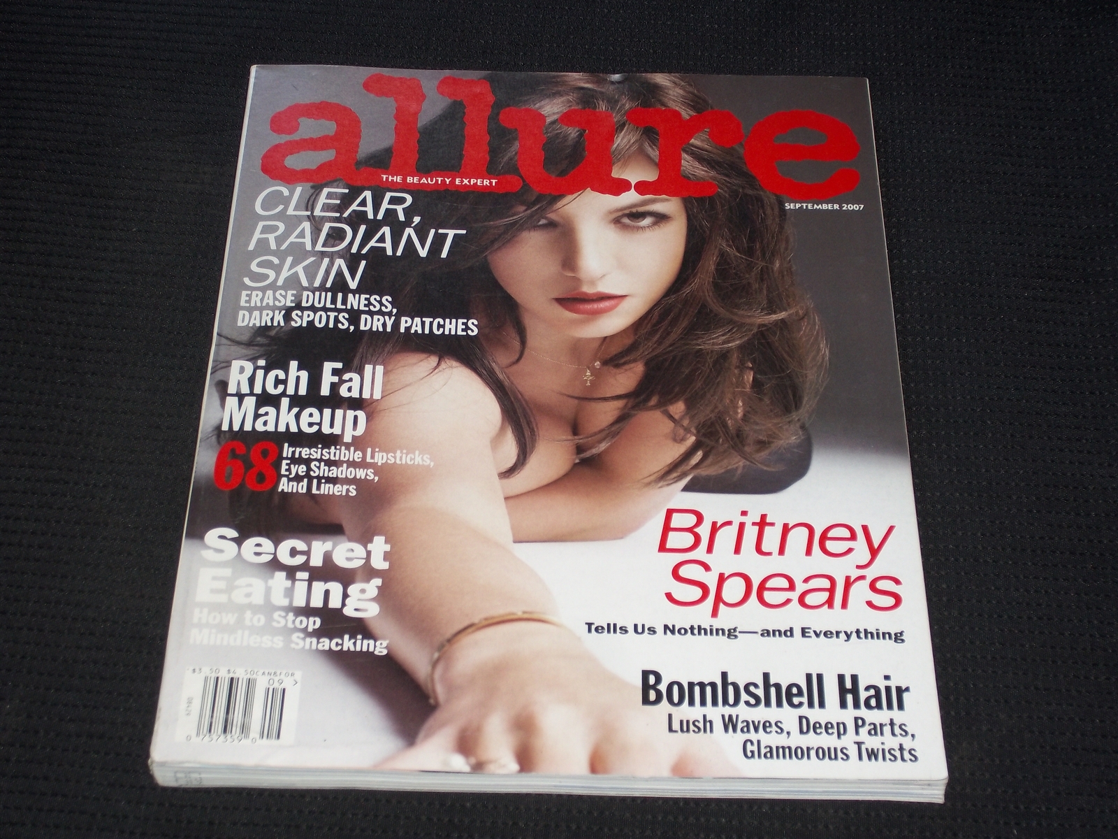 2007 SEPTEMBER ALLURE MAGAZINE - BRITNEY SPEARS COVER - L 12786 | eBay