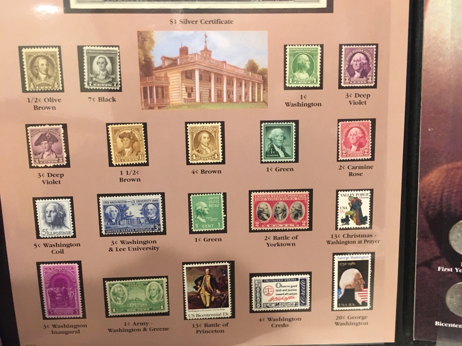 GEORGE WASHINGTON PORTFOLIO OFFICIAL U.S. GOVERNMENT ISSUE THE FATHER OF OUR COU