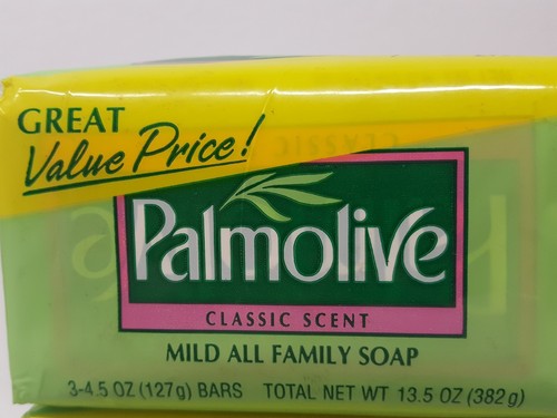 Palmolive Classic Scent Mild Family Bar Soap 4.5 Oz Size Lot Of 6 Bars New