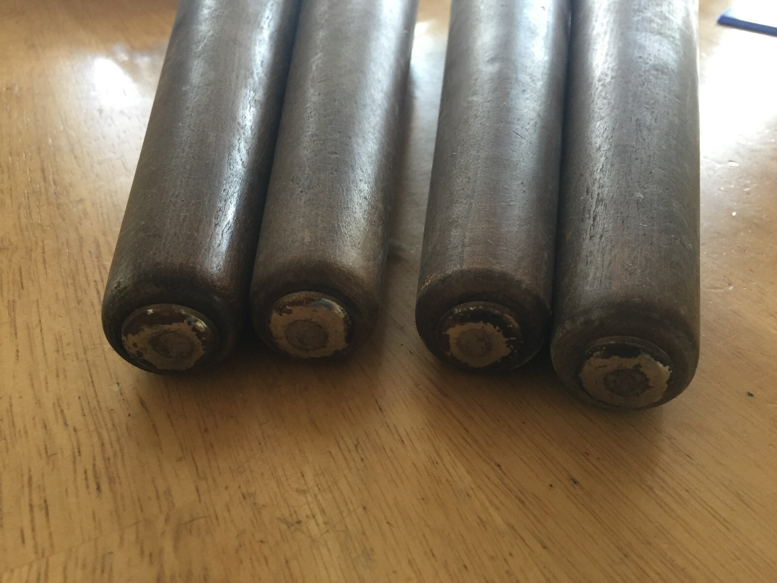 SET 4 Vintage Mid-Century Modern Tapered Wood Furniture Legs screw in Japan 10