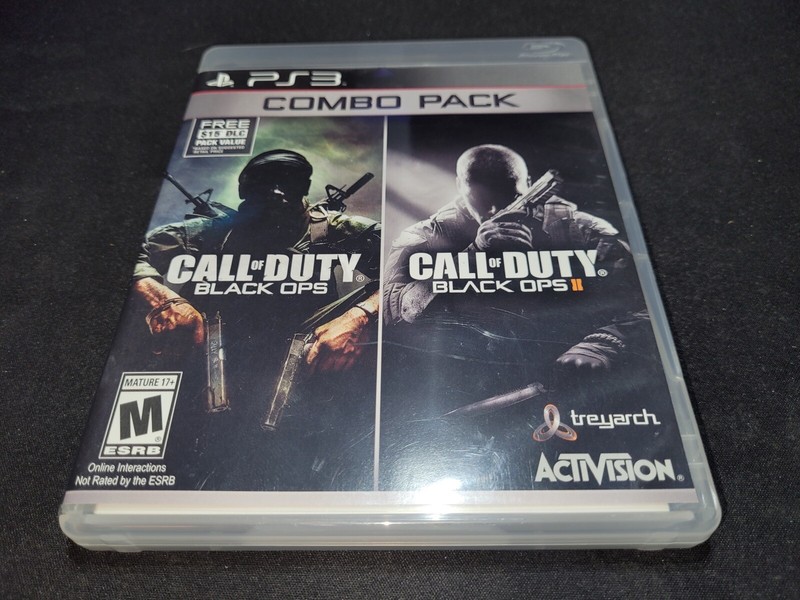 Call of Duty Black Ops 1 & 2 I & II Combo Pack PS3 LN perfect CIB+