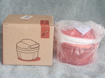 New TUPPERWARE SuperSonic Chopper Compact MINI FOOD PROCESSOR Red
