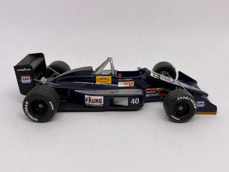 Agc Cosworth Jh23 Monaco Gp 1989 #40 Tameo Kits Kit MontÃ© Tmk 099 1/43.