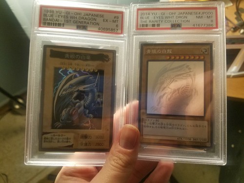 2 Psa Graded Blue Eyes White Dragon Cards