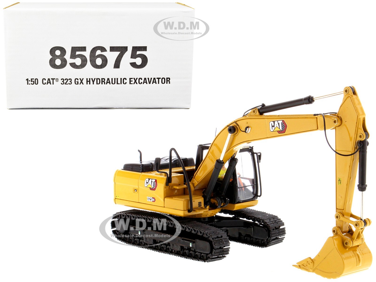 CAT CATERPILLAR 323 GX EXCAVATOR W/OPERATOR 1/50 MODEL BY CAT CATERPILLAR 323 GX EXCAVATOR W/OPERATOR 1/50 MODEL BY