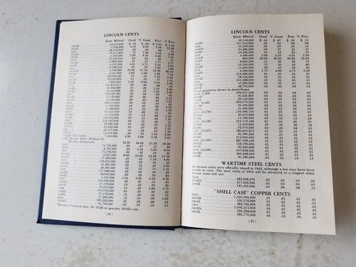 1965 Handbook of United States Coins [The Blue Book] by R.S. Yeoman 22nd Edition