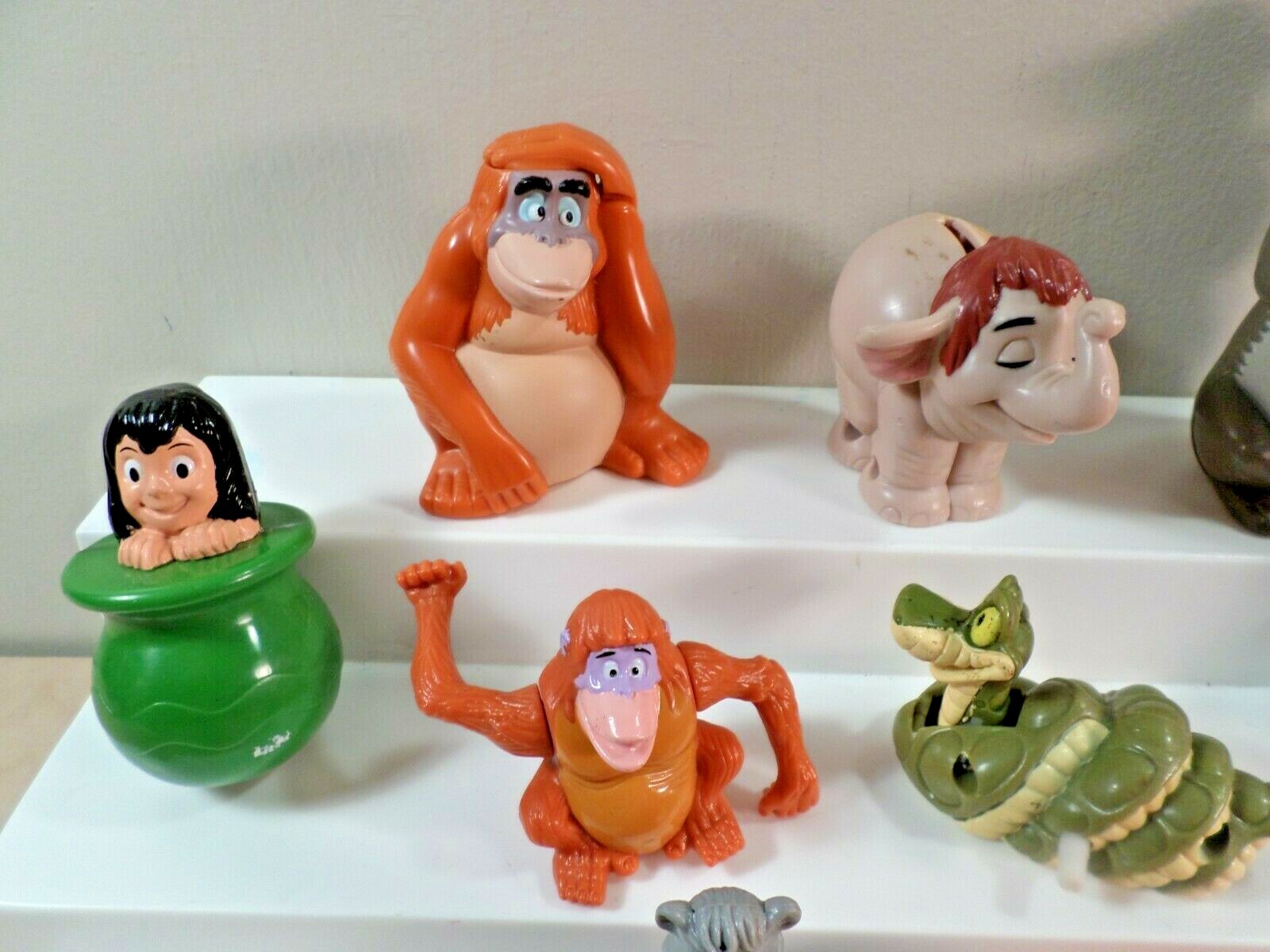 Disney Vintage Jungle Book Toy Lot~Figurines~Hathi~Baloo~Shere Khan~Mowgli~More!