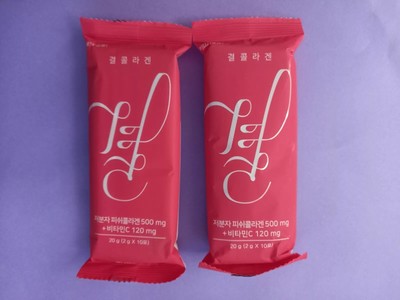 Lemona Gyeol Collagen Powder Fish Collagen + Vitamin C 2g 20pcs Made in korea