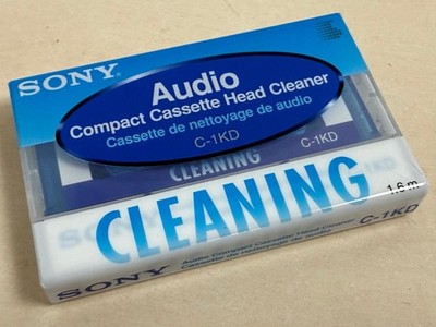 Sony C-1KD Audio Compact Cassette Head Cleaner Tape Sealed New