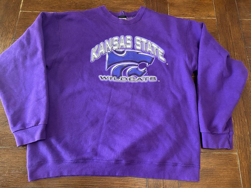Vintage Pro Player Kansas State Wildcats Crewneck Sweatshirt Size XL