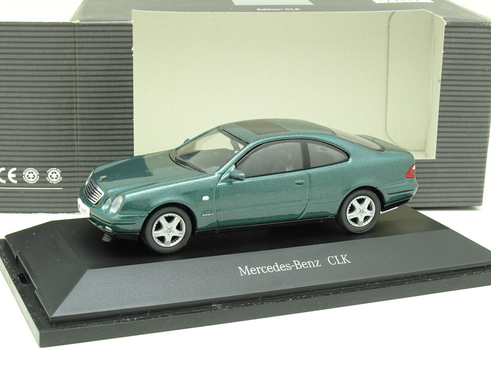 Herpa 1/43 - Mercedes CLK Green 1997 | eBay Herpa 1/43 - Mercedes CLK Green 1997 | eBay