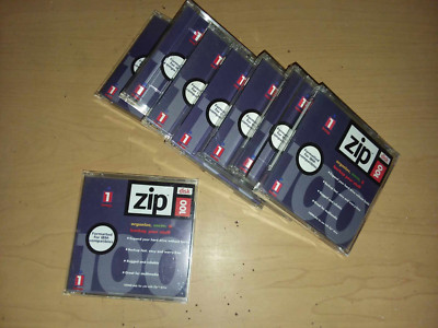 iOmega Zip Disk 100, 100MB Storage Capacity Mac formatted lot of 8