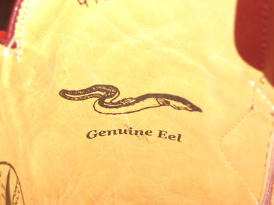 Pre-owned Los Altos Boots Los Altos Men Burgundy Genuine Eel Western Cowboy Boot J-toe (ee+) 990806 In Red