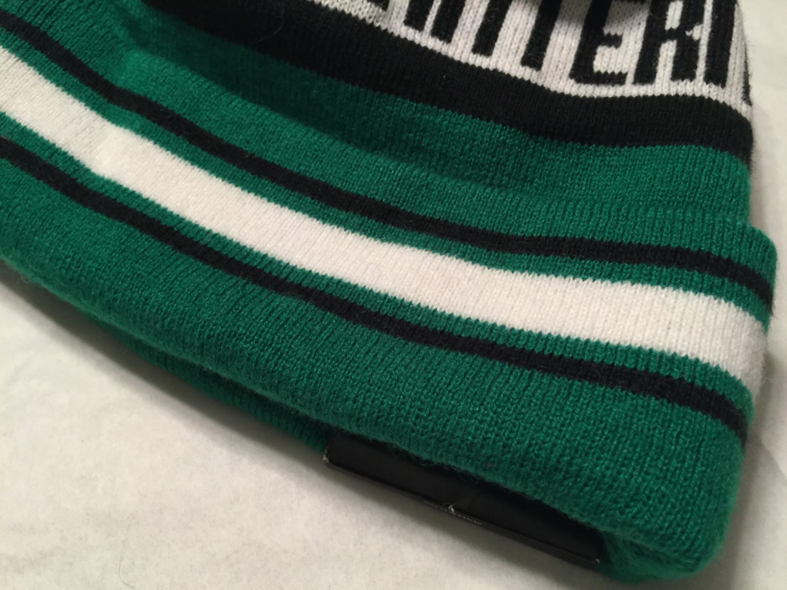 Green Lantern Winter Beanie with Tassle Pom Pom - NWT!!
