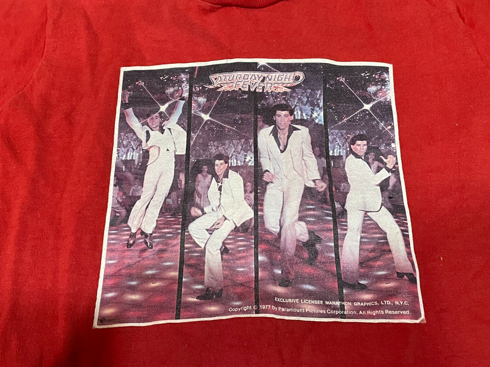 Saturday Night Fever Vintage T Shirt 1977 Single Stitch Saturday Night Fever Vintage T Shirt 1977 Single Stitch