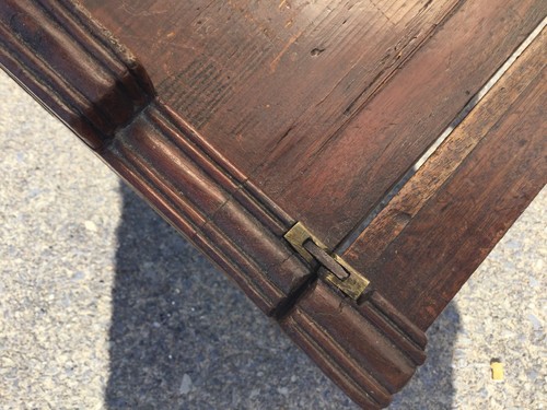 Antique Regency Biomorphic Folding Library Chair