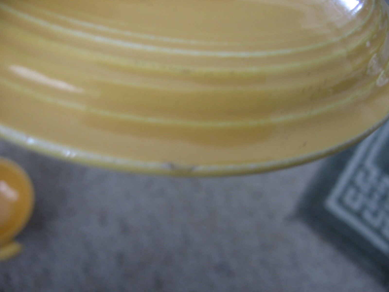 ESTATE-From 60 Yr Collection Vintage- Fiesta YELLOW Covered Onion Soup Bowl RARE