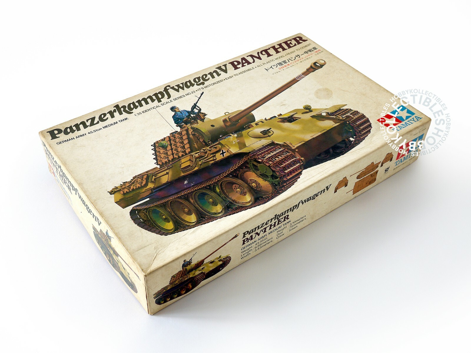 その他 TAMIYA 1/25 Panzer Kampfwagen V Panther Tamiya 1/25 Panzer Kampfwagen V Panther Remote Ctrl Tank