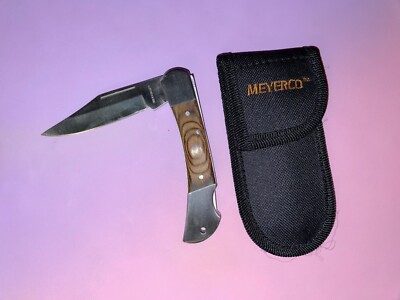 Meyerco  Lockback Knife with Sheath
