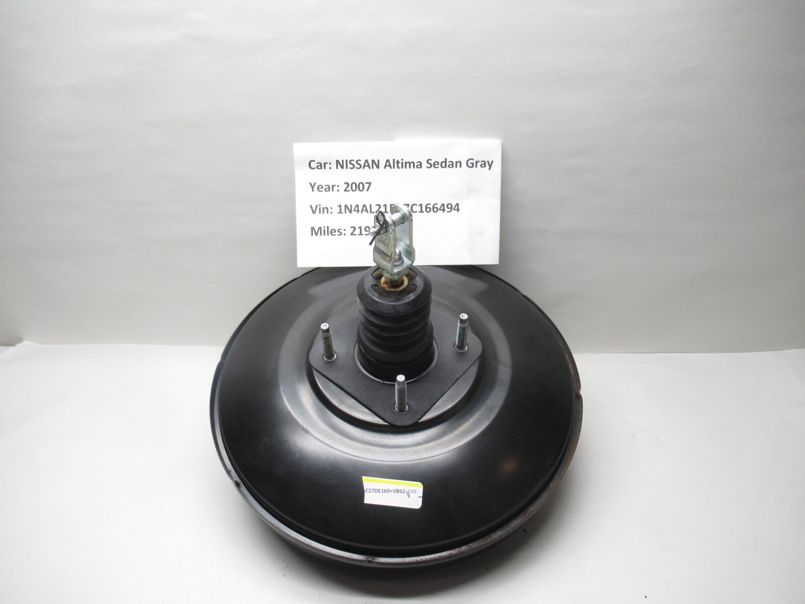 2007 Nissan Altima Hybrid Power Brake Booster 46007JA00A OEM