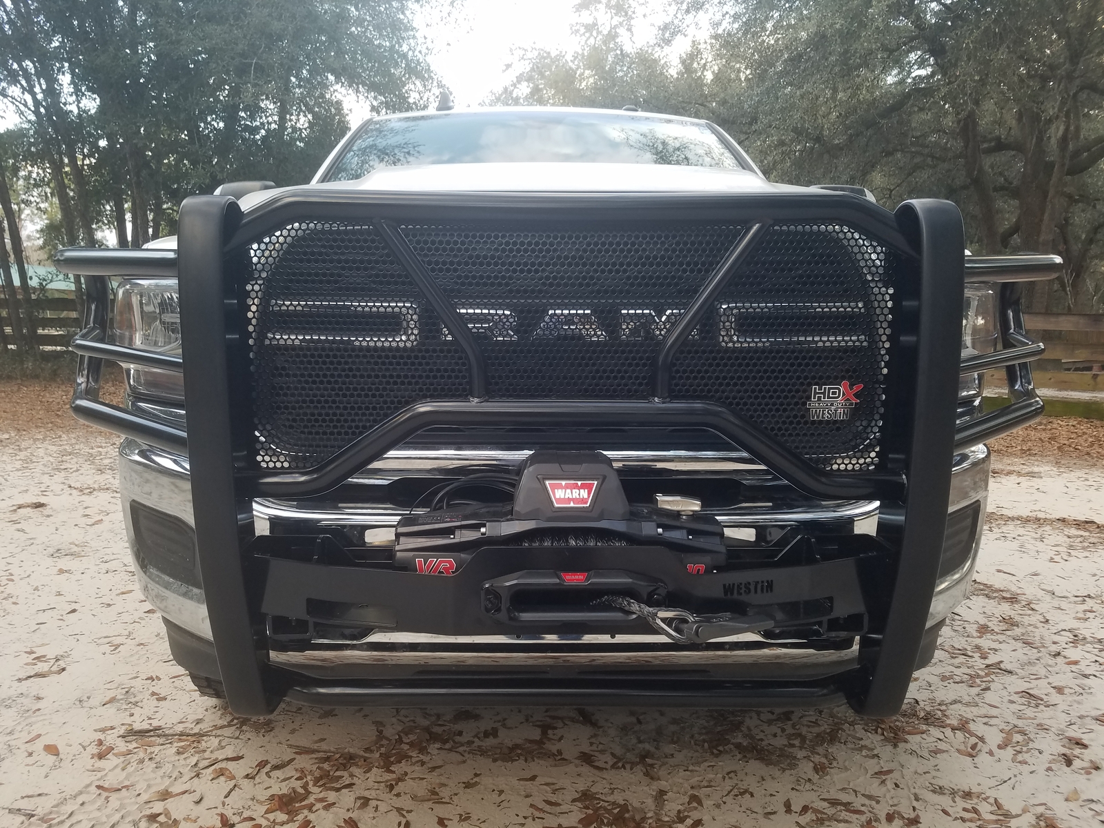 Westin 2" Black HDX Winch Mount Grille Guard for 1921 Ram 2500 / 3500