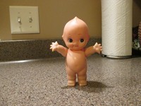 plastic kewpie doll