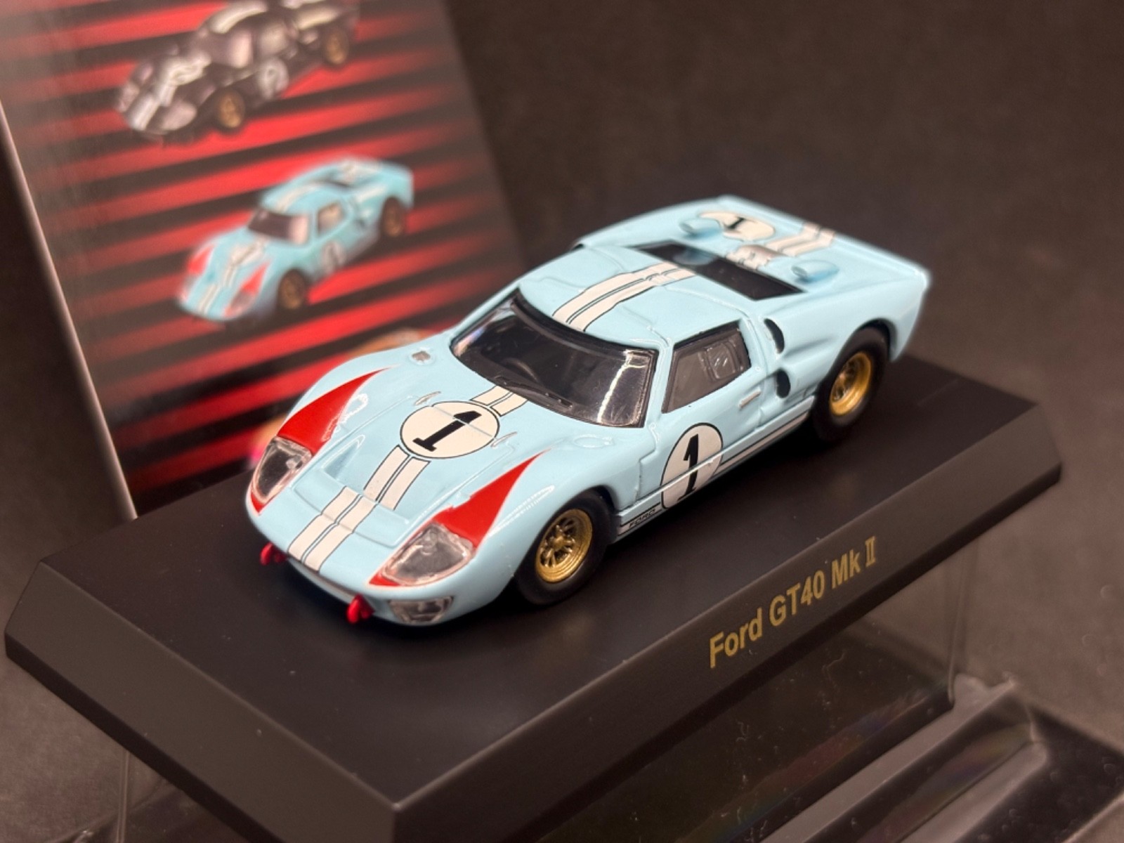 京商 1/64 Ford GT40 MkⅡ ホットウィール グランツーリスモ Kyosho 1:64 Scale USA Sport Car Collection Ford GT40 mk II