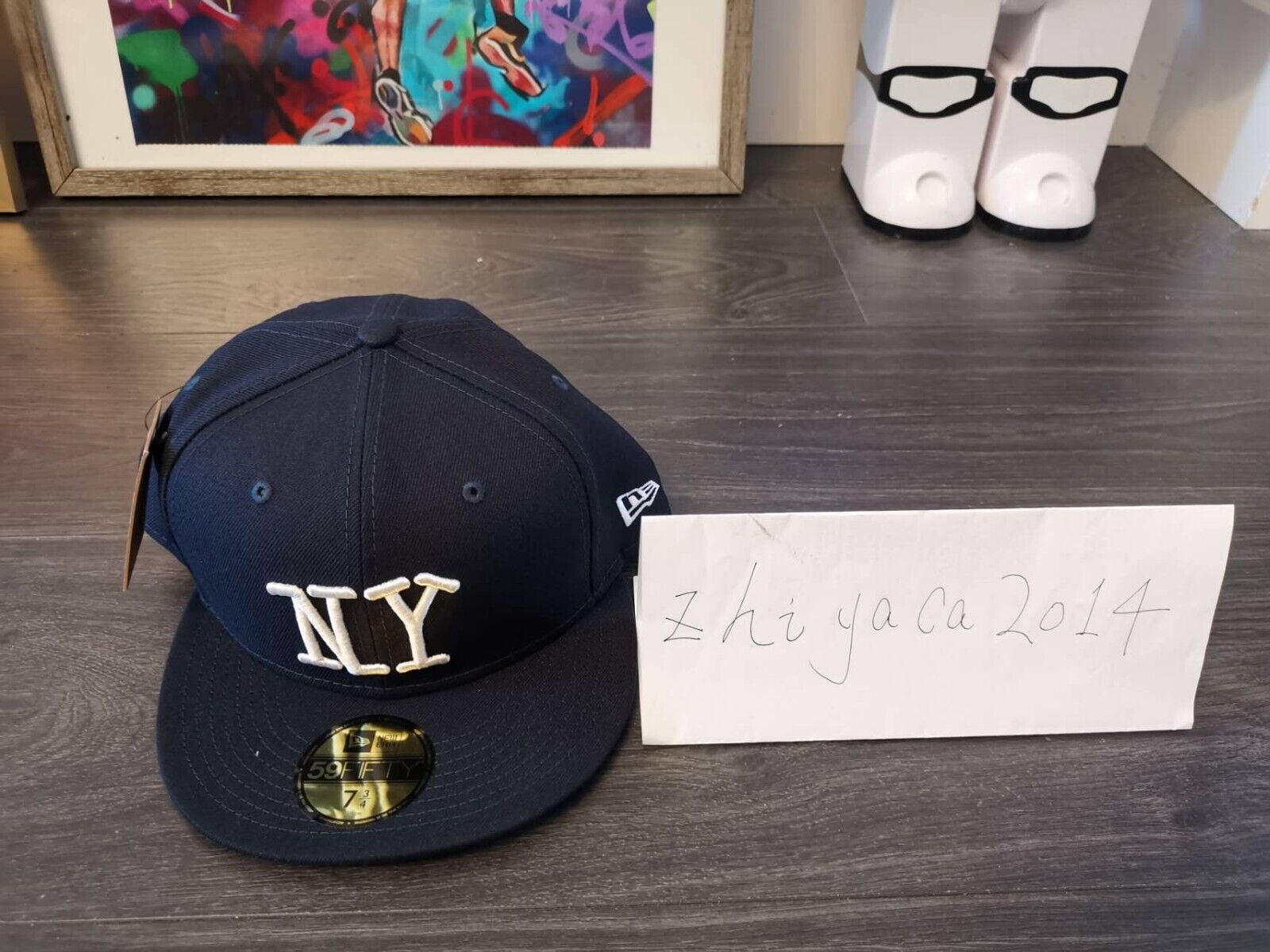 Stussy NY New Era Cap Navy 131105 Size 7 3/4'' Brand New DS Stussy NY New Era Cap Navy 131105 Size 7 3/4'' Brand New DS