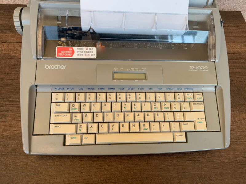 Brother Sx 4000 Electronic Typewriter By From Office Depot