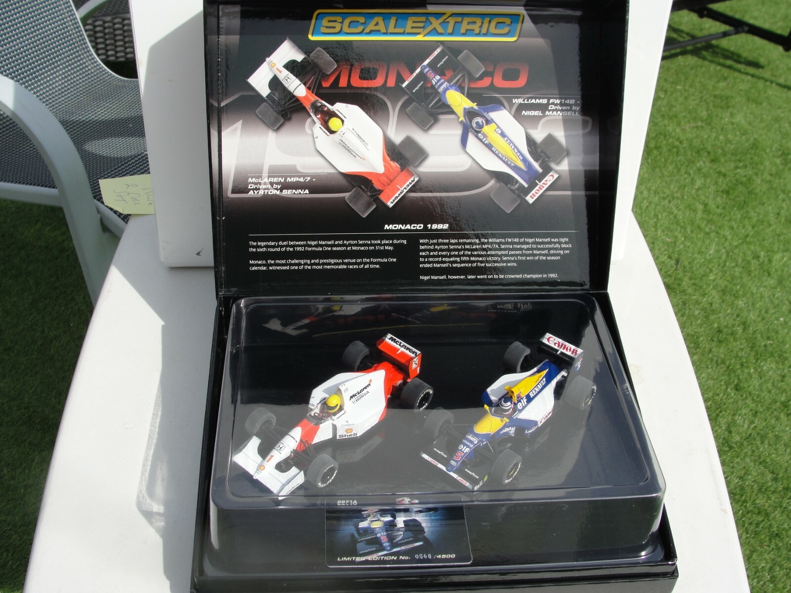 SCALEXTRIC MONACO 1992 GRAND PRIX 2 CAR SET C2971A 1:32 SLOT SCALEXTRIC MONACO 1992 GRAND PRIX 2 CAR SET C2971A 1:32 SLOT