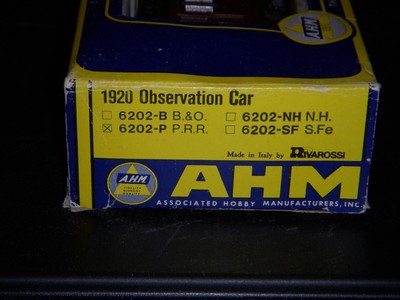 AHM / RIVAROSSI No. 6202-P P.R.R. ~ HO Scale 1920 Observation Car NEW in OB