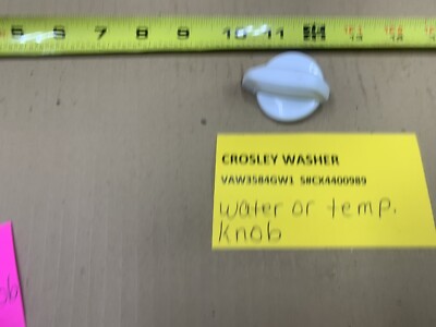 CROSLEY WASHER VAW3584GW1  Water Level Or Temperature Knob