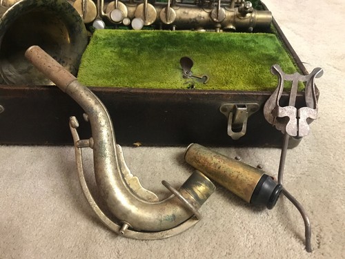 1914 BUESCHER Vintage Saxophone With Case TRUETONE Serial #97994