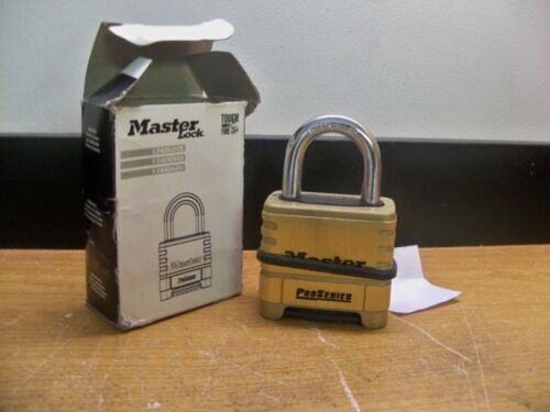NEW MASTER LOCK 1175RS PRO SERIES PADLOCK RESETTABLE COMBINATION  PRIORITY Sz&H