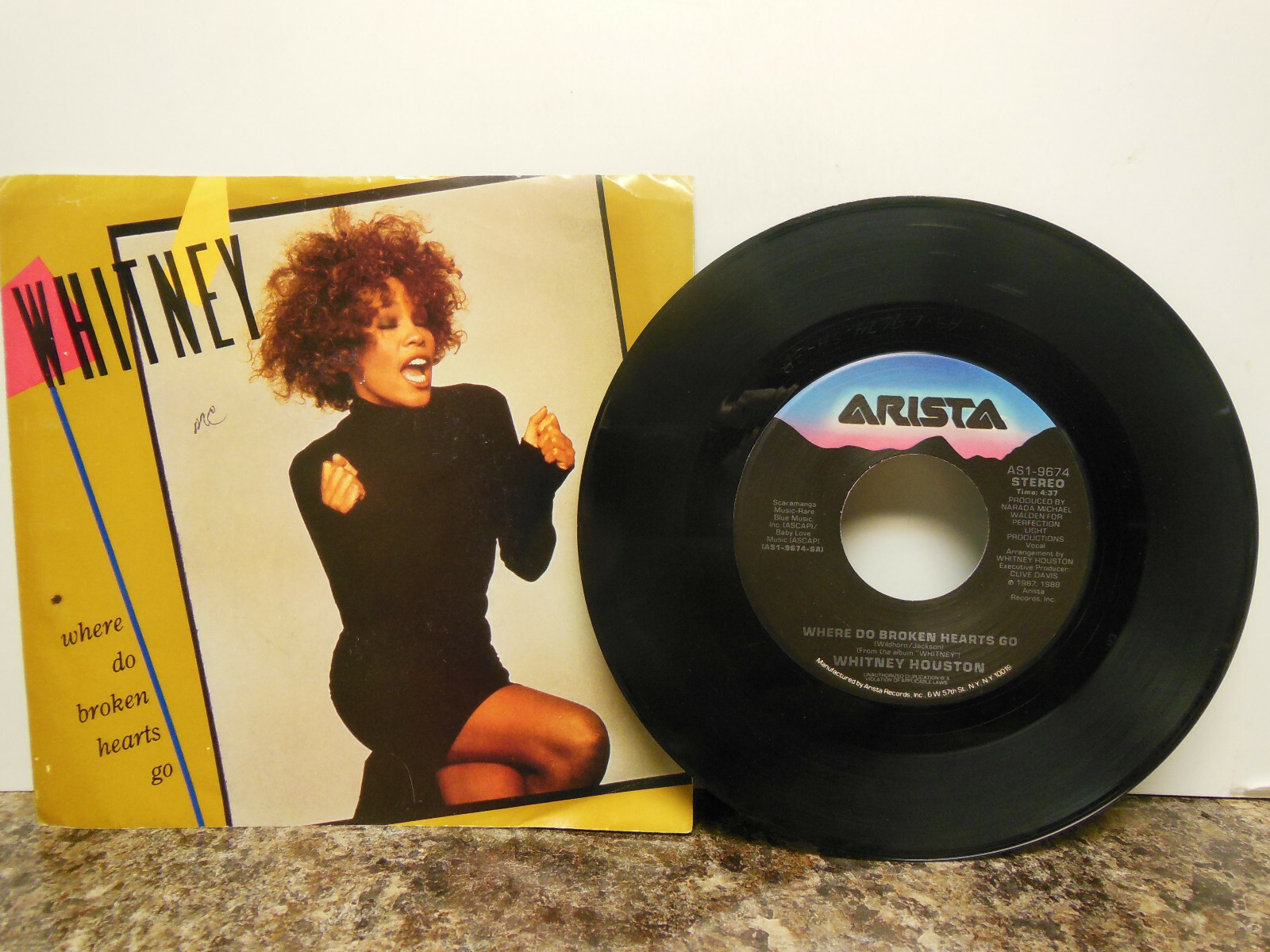 ホイットニーヒューストン　ブロークンハーツ　8センチ 8cmシングル　CDS Whitney Houston Broken Hearts 8Cm Single Cds | eBay