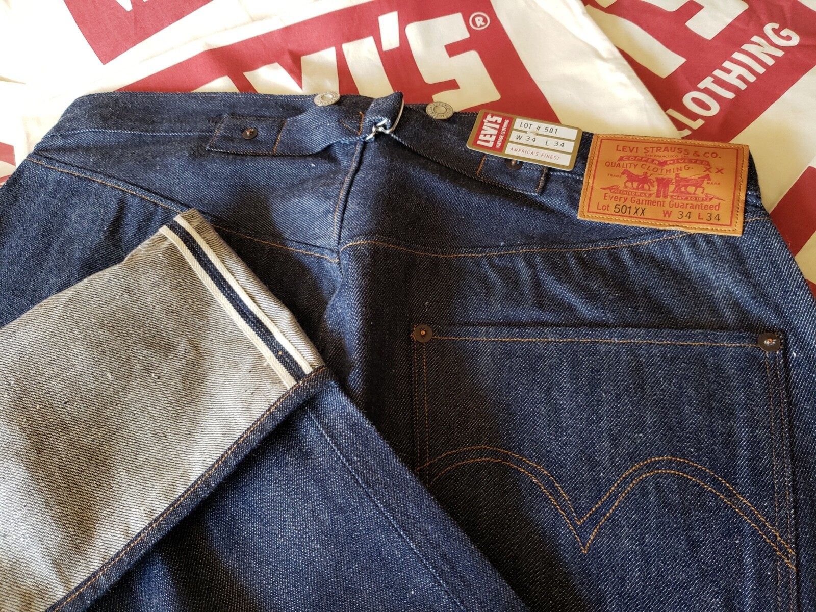 LVC LEVI'S 1890 501 xx Vintage Clothing Selvedge 1937 1947 LVC LEVI'S 1890 501 xx Vintage Clothing Selvedge 1937 1947