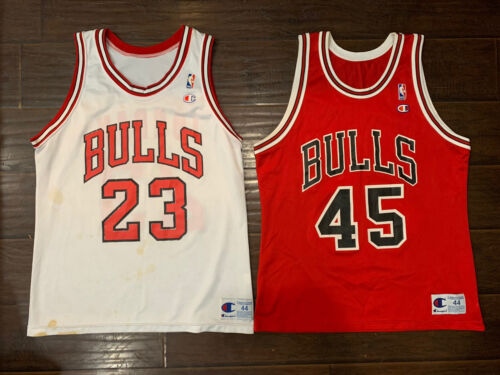 RARE🔥 Champion Michael Jordan #23 #45 Jersey Vintage RARE🔥 Champion Michael Jordan #23 #45 Jersey Vintage