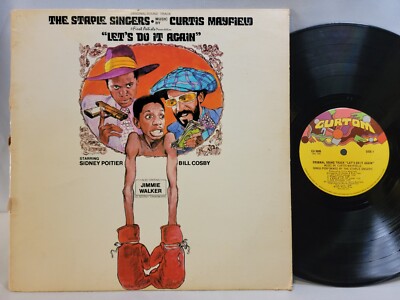 Curtis Mayfield - Let's Do It Again OST - OG 1975 LP - CURTOM - SOUL FUNK