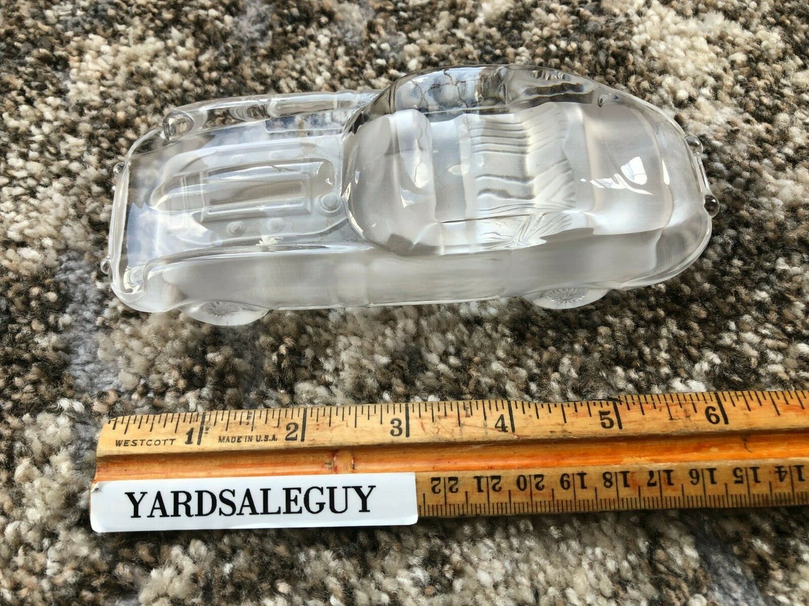 Vintage Collectible Jaguar E-Type Magic Crystal Frosted Vintage Collectible Jaguar E-Type Magic Crystal Frosted