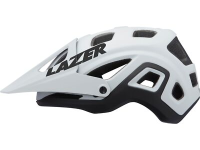 Lazer Impala MTB Enduro Helmet Size S / M / L White Visor Optional LED Bike