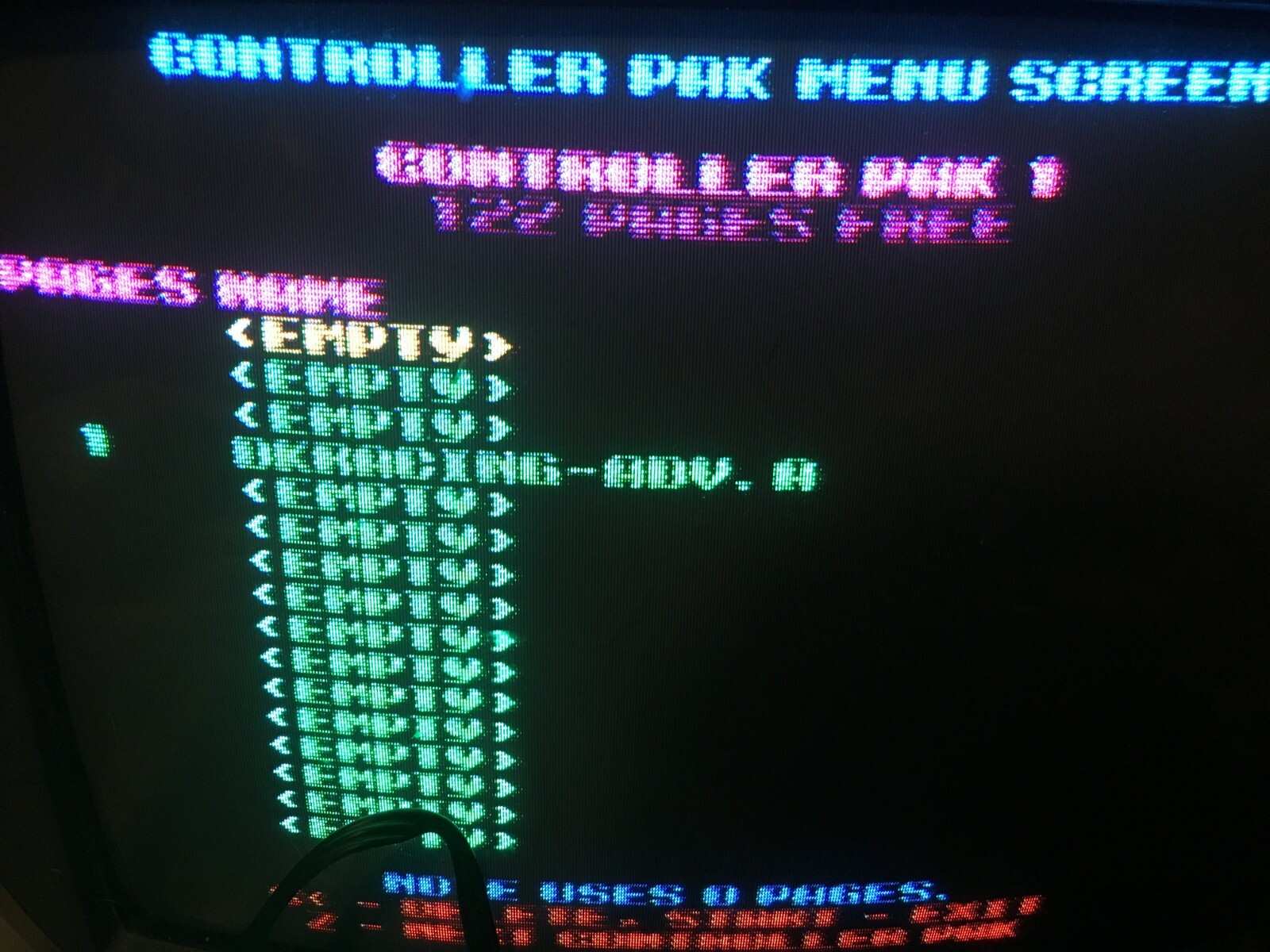 Official OEM Controller Pak Memory Card for Nintendo 64 N64 Pack