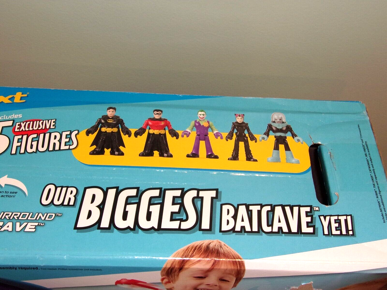 ::DC Super Friends Imaginext SUPER SURROUND BATCAVE Batman Figure Playset Sealed