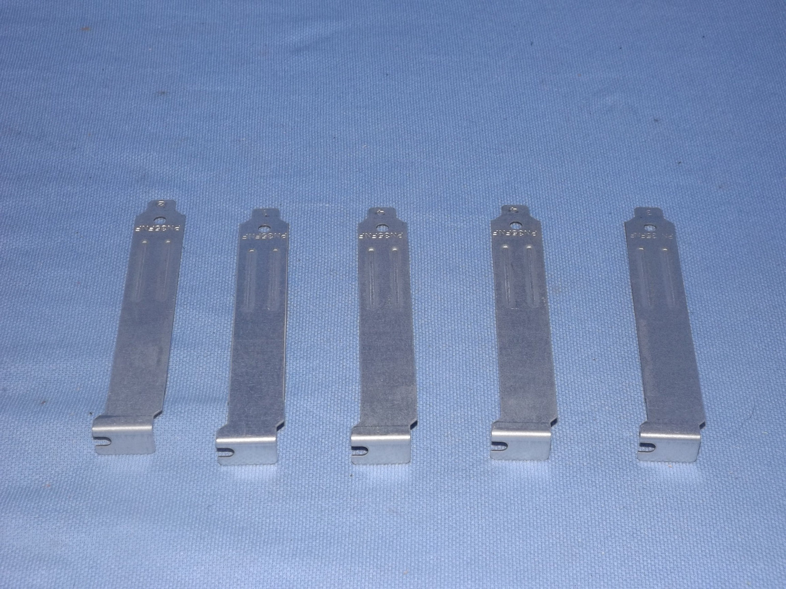 Computer case rear blank cover slot filler solid - Lot of 5! (A0375)