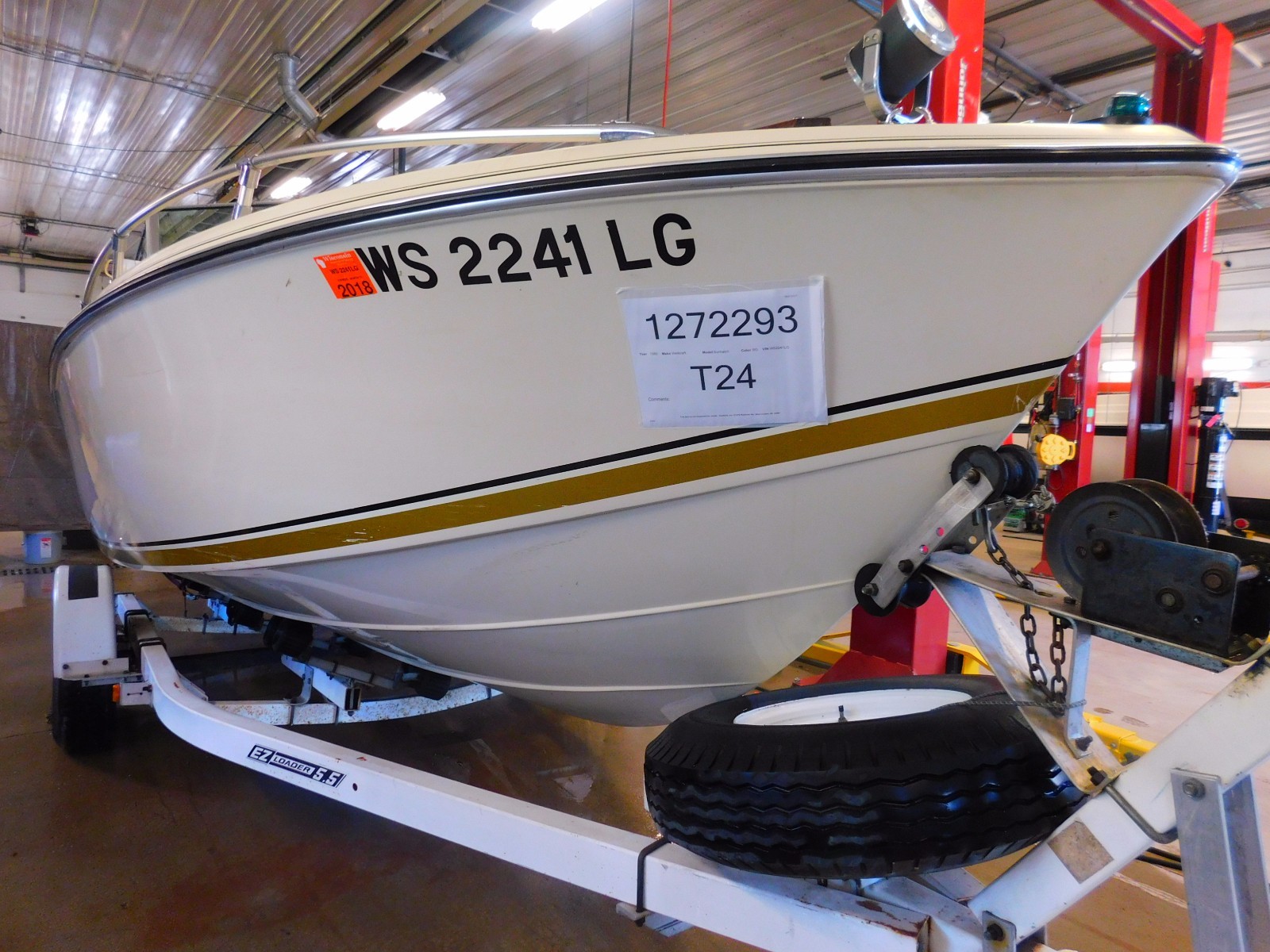 20' Wellcraft Sunhatch 196 200 HP Evinrude Outboard EZ Loader Trailer T1272293